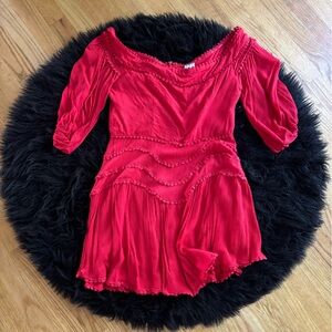 Angel Biba Red Mini Dress